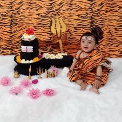 Quago Tiger Cheeta Animal Skin Print Velvet Fur Fabric for DIY Soft Toys Making, Art and Craft, Fancy Dress, Jacket, Photoshoot etc. (1 Meter, 58 Inch Pana)