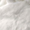 QUAGO Super Soft White Faux Fur Fabric Patches, Squares, Rabbit Skin, Sheepskin for Craft, Camera Floor & Decoration, Costume, Bedroom, Kids Room, Photoshoot Prop (Unstitched, 20x20 inch) Solid