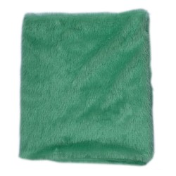 Quago Super Soft Light Green Fur Fabric for Photoshoot, Soft Toys, Costume, Decoration and Dress Making (60+ Inch Width Pana) (1 Meter)
