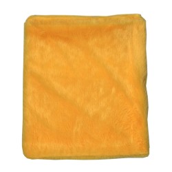 Quago Super Soft Yellow Fur Fabric for Photoshoot, Soft Toys, Costume, Decoration and Dress Making (60+ Inch Width Pana) (1 Meter)